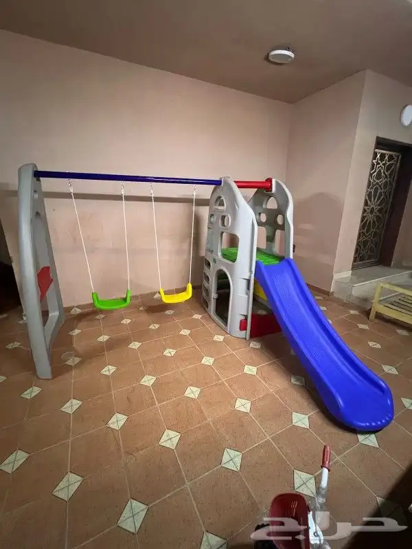 طقم مرجيحة مع زحليقه العاب للأطفال جوده عاليه أسعار مميزه 1