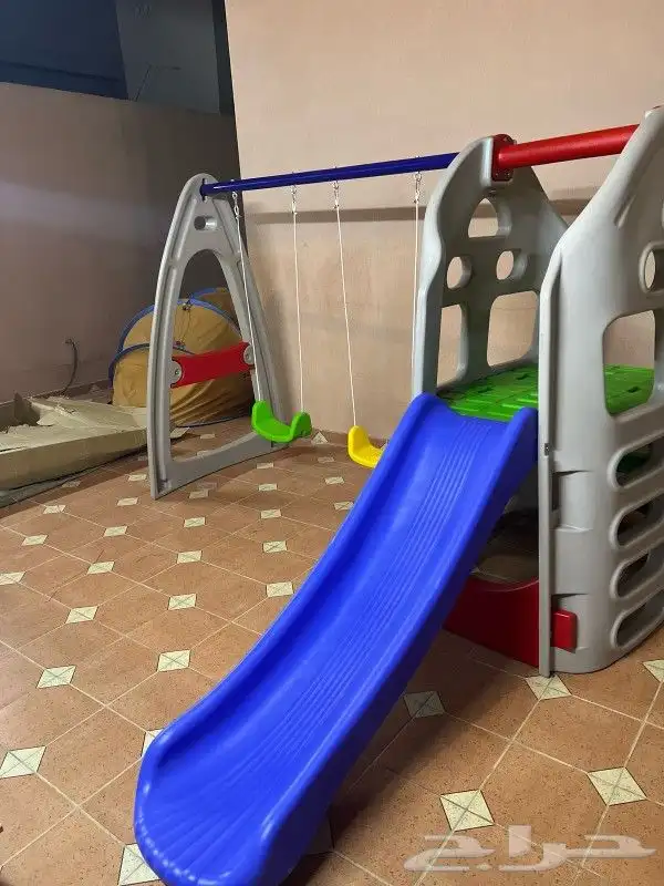 طقم مرجيحة مع زحليقه العاب للأطفال جوده عاليه أسعار مميزه 5