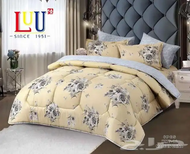 مفارش الاحساء فخمه وجهين مخفضه مشجر وساده ب150 14