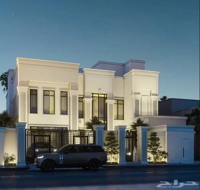 تصميم فيلا نيو كلاسيك فاخر ومبتكر 4
