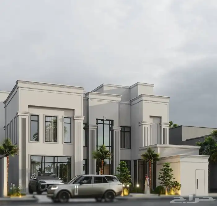 تصميم فيلا نيو كلاسيك فاخر ومبتكر 6