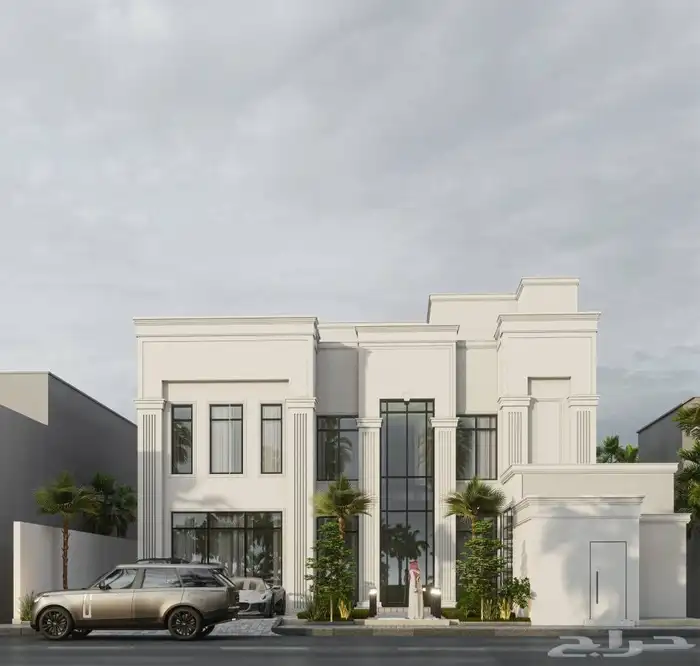 تصميم فيلا نيو كلاسيك فاخر ومبتكر 1