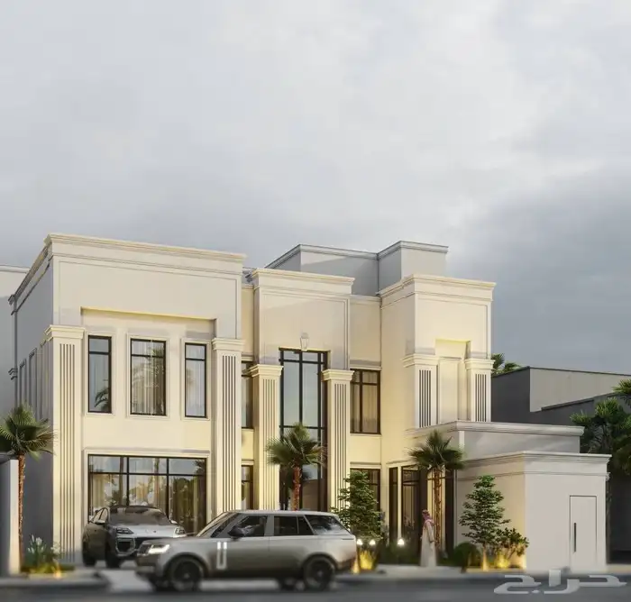 تصميم فيلا نيو كلاسيك فاخر ومبتكر 5