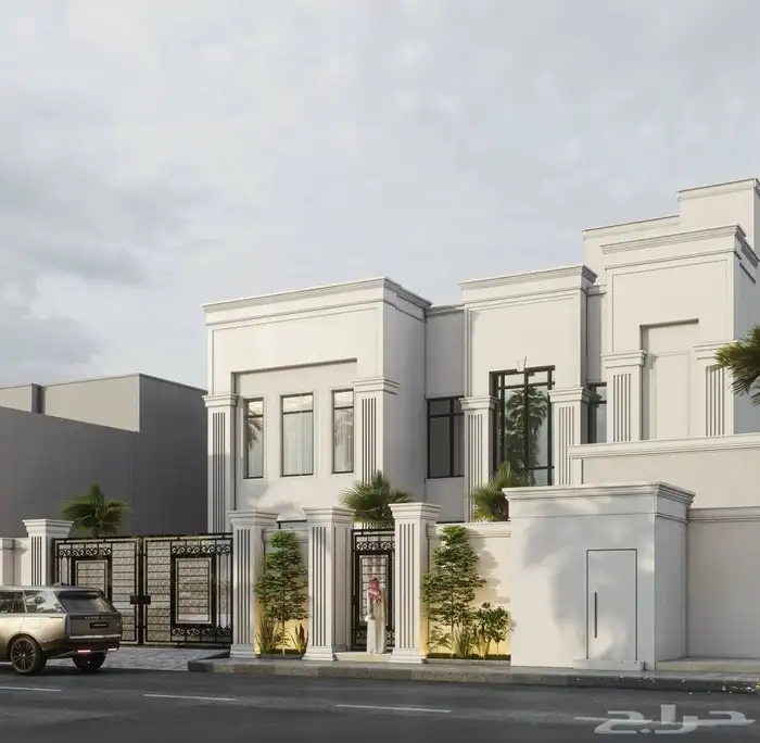 تصميم فيلا نيو كلاسيك فاخر ومبتكر 3