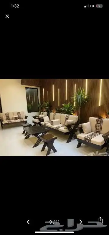 جلسات خارجيه 7 اشخاص خشب 4