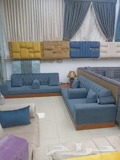 مفروشات الرياض  تفصيل جميع انواع الكنب والجلسات الارضي والس 3