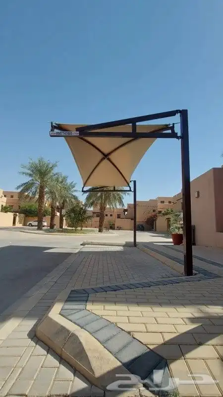 مظلات سواتر برجولات مستودعات جميع انواع الحداده 3