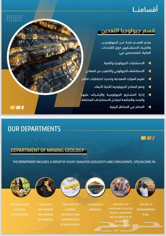 خدمات التعدين والاستشارات الجيولوجيا والمناجم المحاجر والرخص 4
