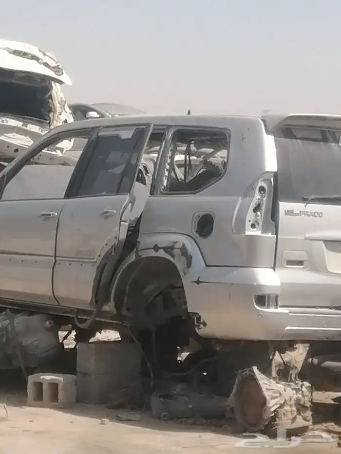 برادو 2006 تشليح قطع فقط تشليح الروابي الخضراء لبيع 1