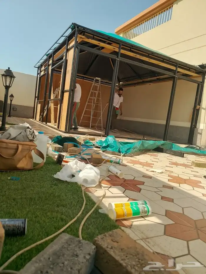 سواتر ومظلات وبرجولات وبنا مجالس الشرقيه 3