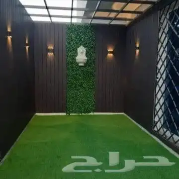 تصميم و تنسيق حدائق جازان عشب صناعي شلالات مظلات ديكورات 4