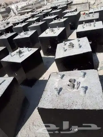 حواجز خرسانية وصبيات 3