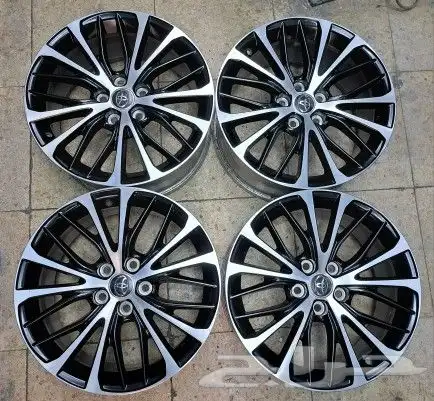 جنوط كامري هايبرد موديل 2019 مقاس 18 اصليه وكاله 17