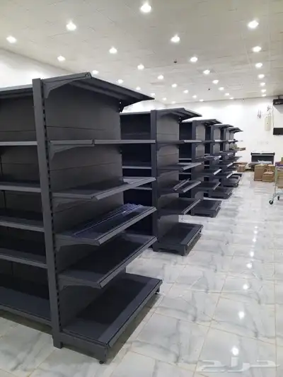 يوجد لدينا رفوف سوبرات رفوف صيدليات جميع انواع الرفوف 6