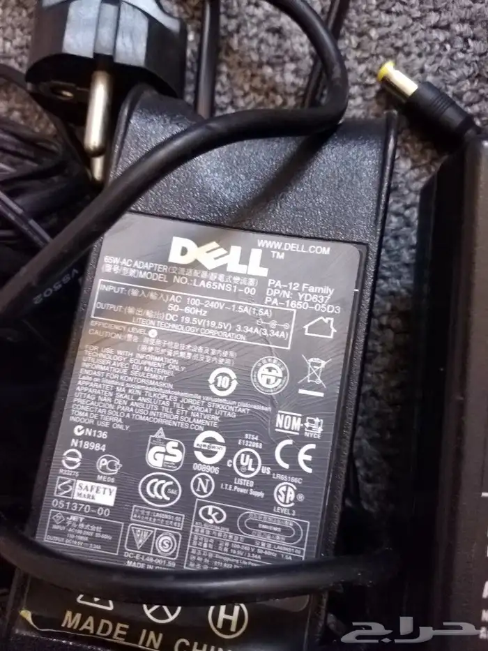 مجموعة شواحن لابتوب وسلك hdmi 5
