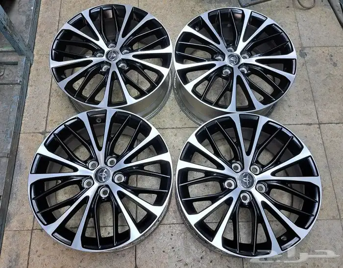 جنوط كامري هايبرد موديل 2019 مقاس 18 اصليه وكاله 19