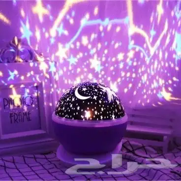مصباح ضوء ليلي ملون بنجوم السماء بروجكتر 1