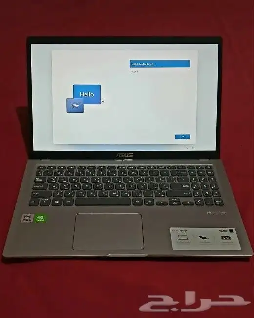 للبيع لابتوب أسوس استخدام أسبوع بحالة الجديد مع الكرتون 2