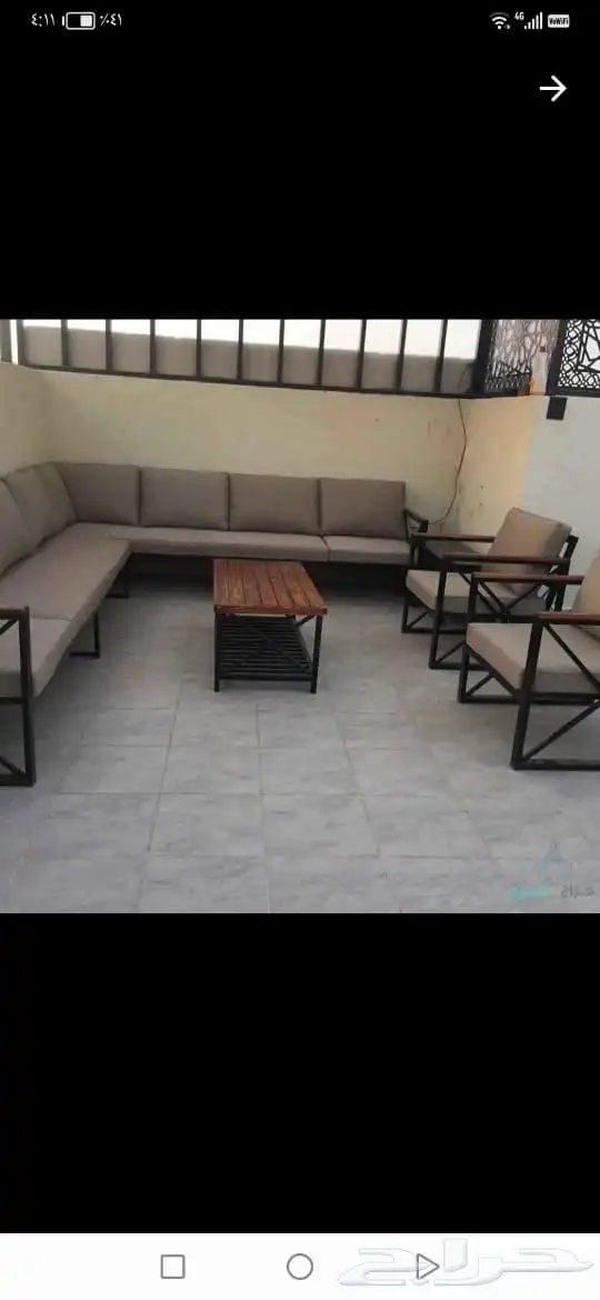 جلسات خارجيه 7 اشخاص خشب 4