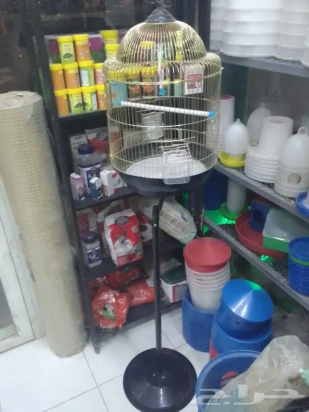 قفص استاند ستاند علاقي طيور شبك 0