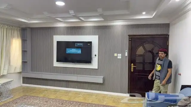 ديكورات داخليه شاشات شيبورد خلفيات رفوف 1