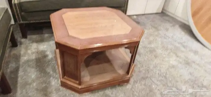 كنبتين جلد طبيعي انجليزية مستوردة 2