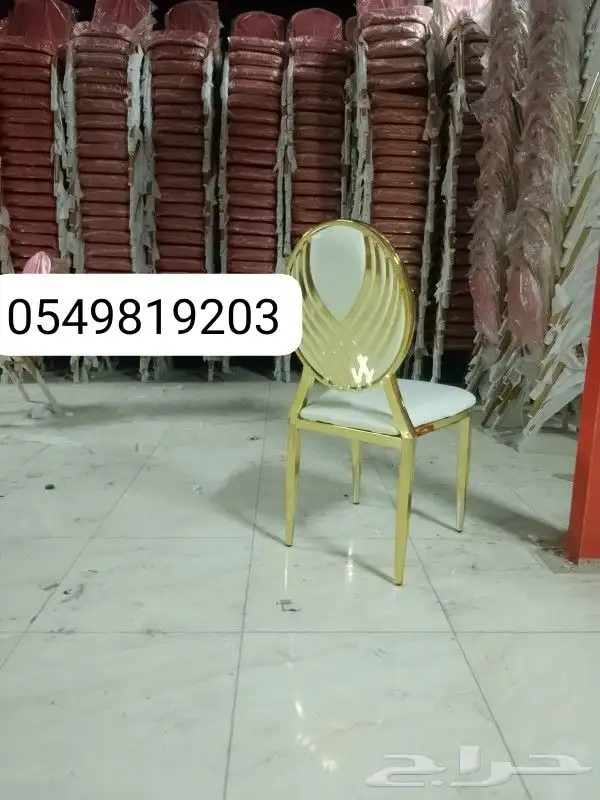 للبيع كراسي حفلات كراسي استيل فضي ذهبي كراسي نابليون شفاف طا 1