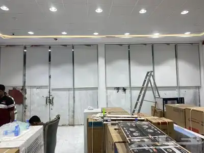 ستائر رول للمحلات التجارية ستاير رول بلاك أوت تفصيل وتركيب 3