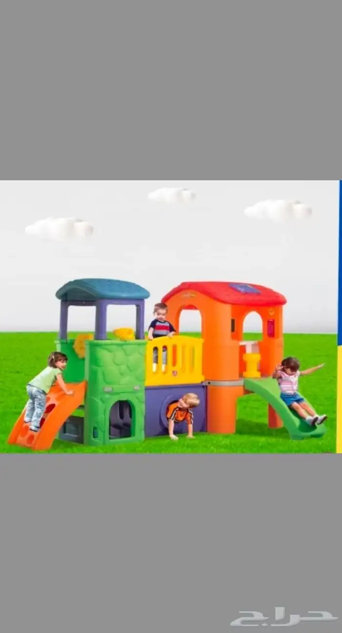 بيت القلعة للأطفال داخليه خارجيه بلاستيكية جوده عاليه 10