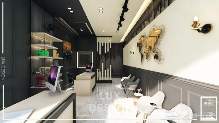 تصميم ديكور محل سفريات 0