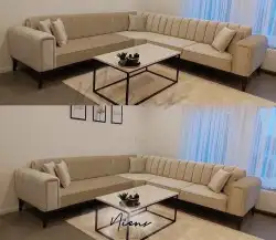 الركن الراقي تفصيل جميع انواع لكنب وستاير وتنجيد جميع الكنب 8