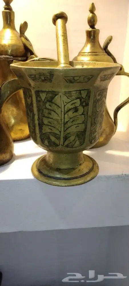 نجر قديم جوبراني مضلع عليه تاريخ صنع تراث 2