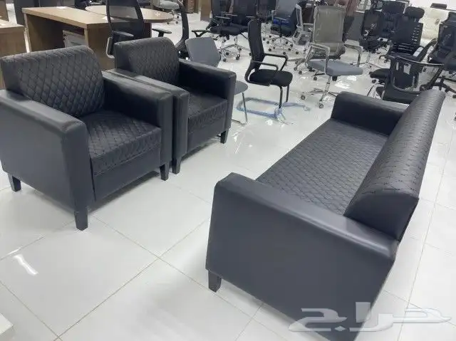 مودرن مكتب جلد سكرتارية طقم فخم مترين كنب كرسي فخم تخفيض 8