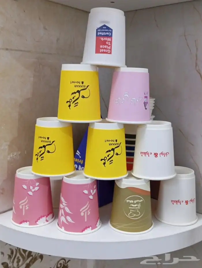 مطبعة طباعة أكواب كرتونية وبلاستيك وسيراميك 0