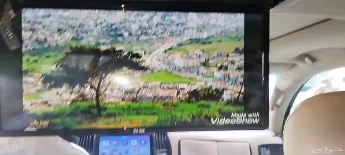 شاشة سقفية لاندكروزر جكسار أو فكساراندرويد 14 هنش 0