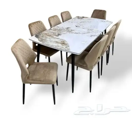 طاولات طعام تركية خشب زجاج رخام طبيعي طاولات مع مظلات 27