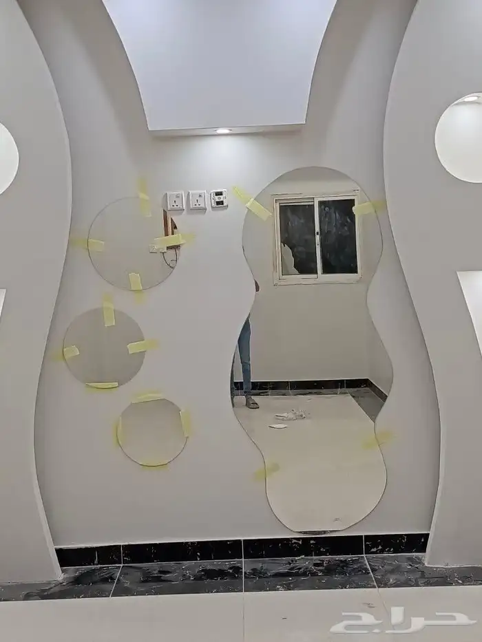 تفصيل زجاج مراياء تركيب بديل خشب بديل الرخام دواليب ملابس 9