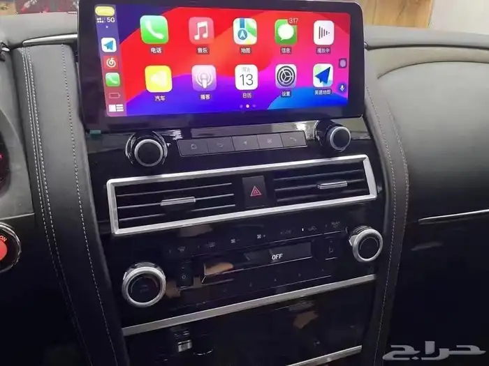 تركيب شاشه نيسان باترول من 2012ال2024Nissan Patrol screen in 4