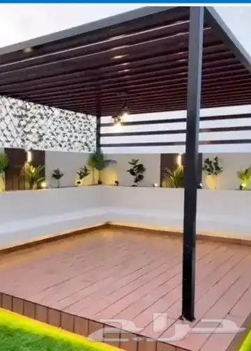 تنسيق الحدائق الطبيعي التيل والنخيل والاشجار 9