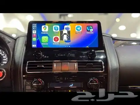 تركيب شاشه نيسان باترول من 2012ال2024Nissan Patrol screen in 3