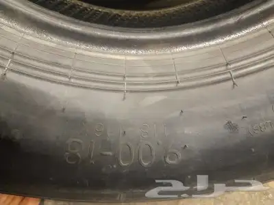 كفرات ديرو نضيفه مره خاليه من العيوب مقاس الكفرات 18 5