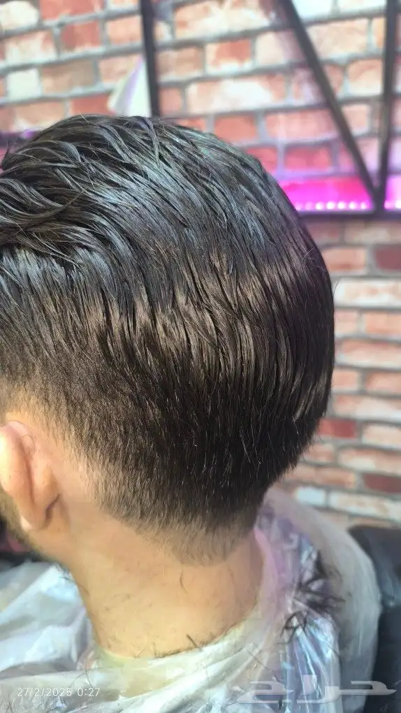 باروكة رجالي شعر طبيعي 3