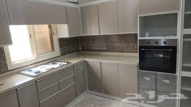 مطبخ صاج المينوم تفصيل رخام صناعي جديد 6