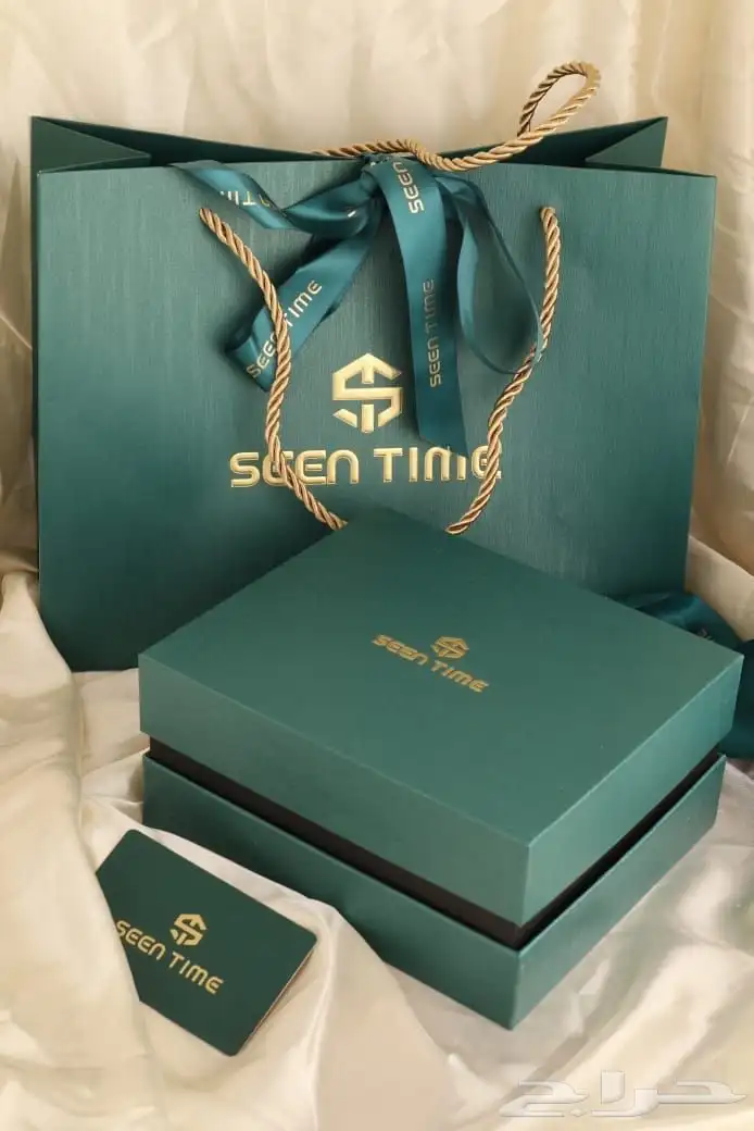ساعه رجالي جلد استنال استيل من ماركة ( SEEN TIME ) 0