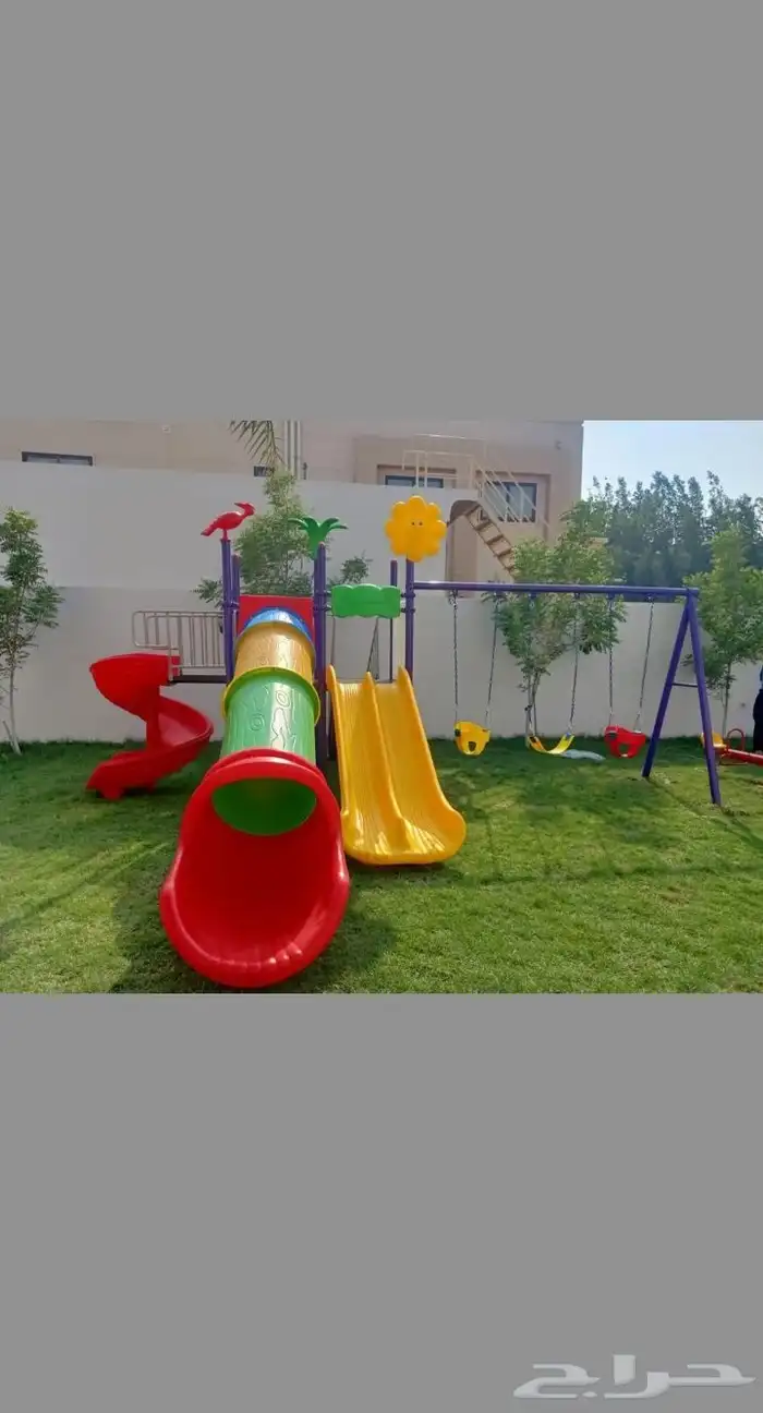 مجموعه مراجيح وزحاليق استراحات حدائق شاليهات عرض خاص 0