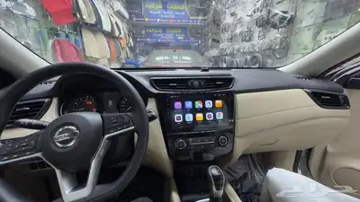 شاشه نيسان اكستريل مديل 2021 جوده عاليه تدعم شريحة بيانات وا 2