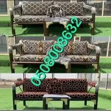 كراسي حديد خارجية جلسات مراكيز احواش استراحات شاليهات كراسي 2