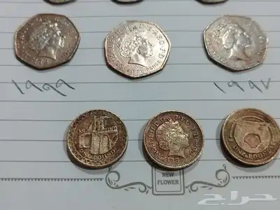 عملات قديمه للملكه الزبس ellzabeth 1