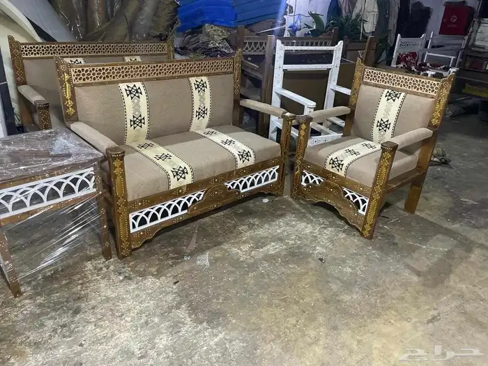 جلسات خارجيه 7 اشخاص خشب 4