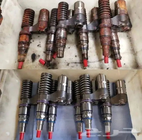 تنظيف دورة الهواء مع التيربو ودبة التلوث (دبة الرصاص) 8